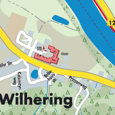 Stadtplan Wilhering