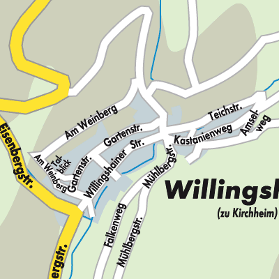 Stadtplan Willingshain