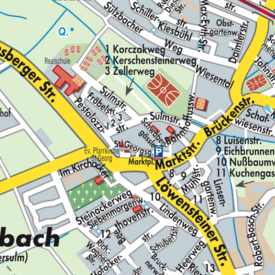 Stadtplan Willsbach