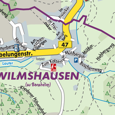 Stadtplan Wilmshausen