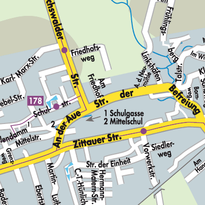 Stadtplan Wilthen