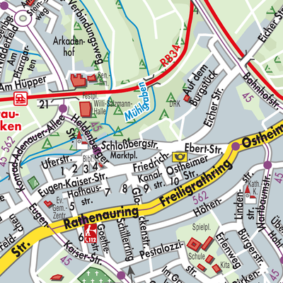 Stadtplan Windecken