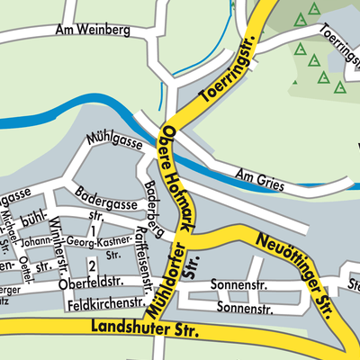 Stadtplan Winhöring