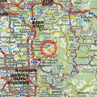 Landkarte Winterkasten
