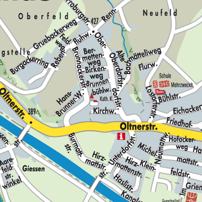 Stadtplan Winznau