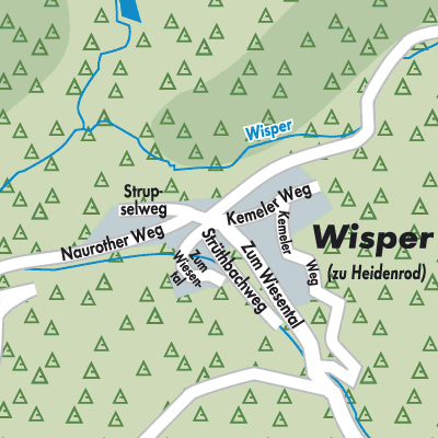 Stadtplan Wisper