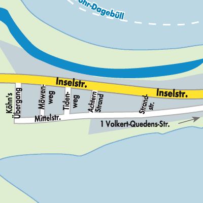 Stadtplan Wittdün auf Amrum