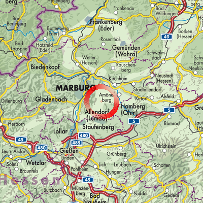 Landkarte Wittelsberg