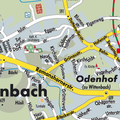 Stadtplan Wittenbach