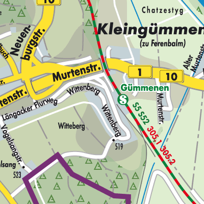 Stadtplan Wittenberg