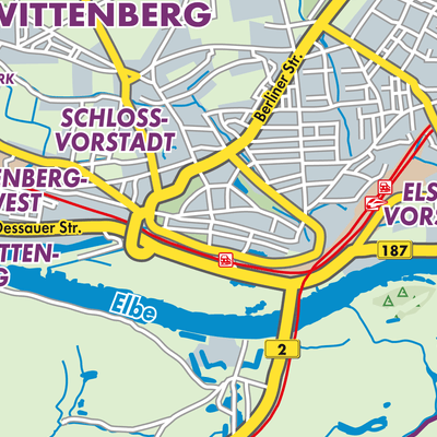Übersichtsplan Wittenberg