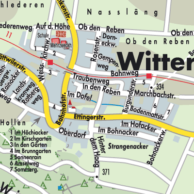 Stadtplan Witterswil