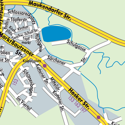 Stadtplan Wittichenau - Kulow