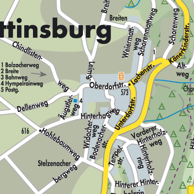 Stadtplan Wittinsburg