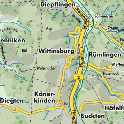 Übersichtsplan Wittinsburg