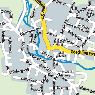 Stadtplan Wittislingen (VGem)