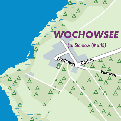 Stadtplan Wochowsee