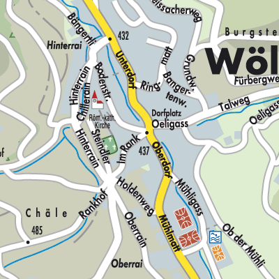 Stadtplan Wölflinswil