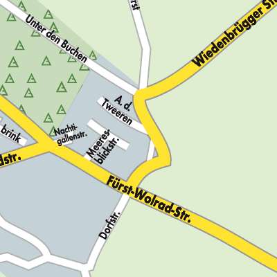 Stadtplan Wölpinghausen