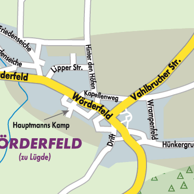 Stadtplan Wörderfeld