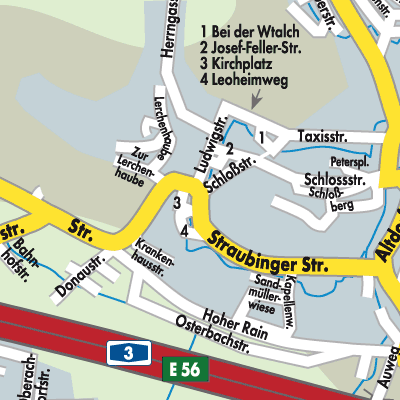 Stadtplan Wörth an der Donau