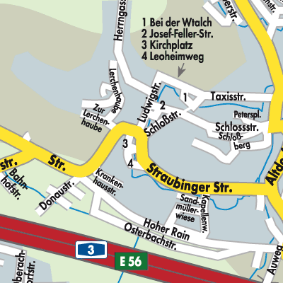 Stadtplan Wörth an der Donau (VGem)