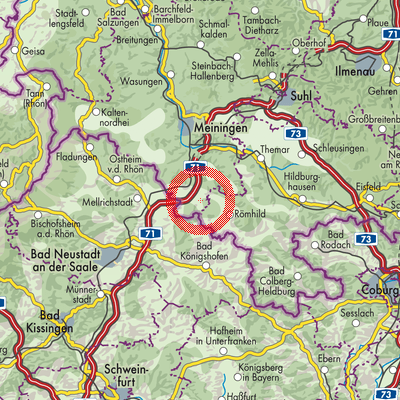 Landkarte Wolfmannshausen