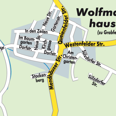 Stadtplan Wolfmannshausen
