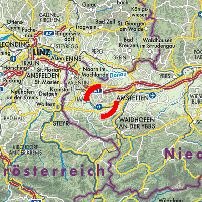 Landkarte Wolfsbach