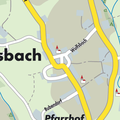 Stadtplan Wolfsbach