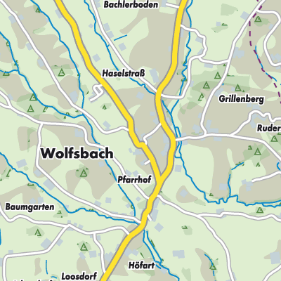 Übersichtsplan Wolfsbach