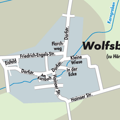 Stadtplan Wolfsbehringen