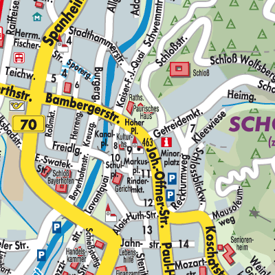 Stadtplan Wolfsberg