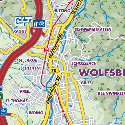 Übersichtsplan Wolfsberg