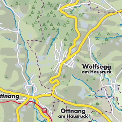 Übersichtsplan Wolfsegg am Hausruck