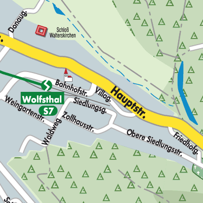 Stadtplan Wolfsthal