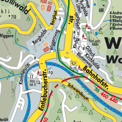 Stadtplan Wolhusen