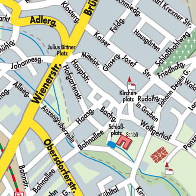 Stadtplan Wolkersdorf im Weinviertel