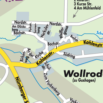 Stadtplan Wollrode