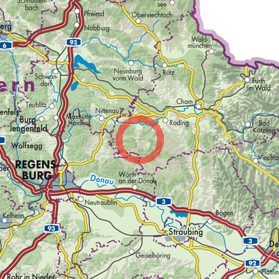 Landkarte Woppmannsberg