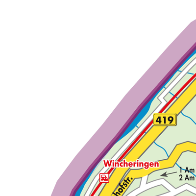 Stadtplan Wormeldange