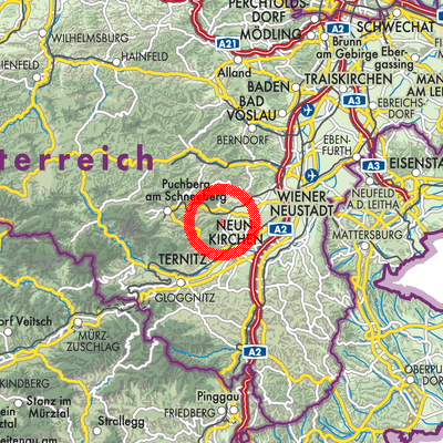 Landkarte Würflach