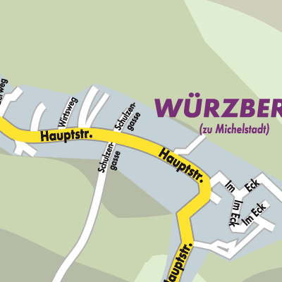 Stadtplan Würzberg