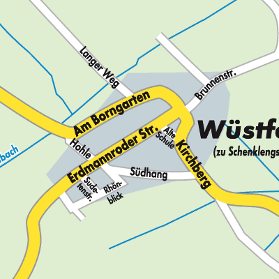 Stadtplan Wüstfeld