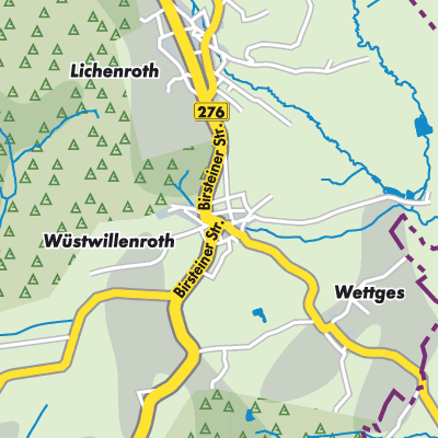 Übersichtsplan Wüstwillenroth