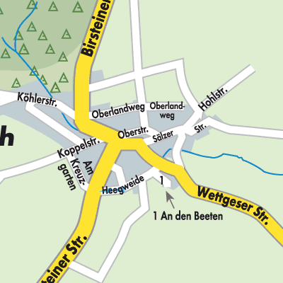 Stadtplan Wüstwillenroth