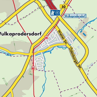 Übersichtsplan Wulkaprodersdorf/Vulkaprodrštof