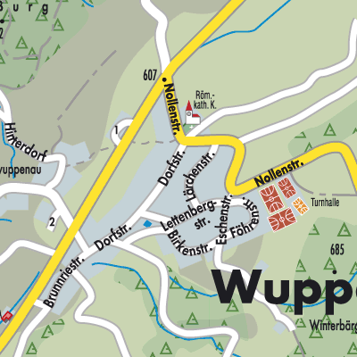 Stadtplan Wuppenau