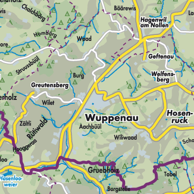 Übersichtsplan Wuppenau