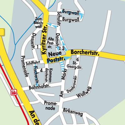 Stadtplan Wusterhausen/Dosse